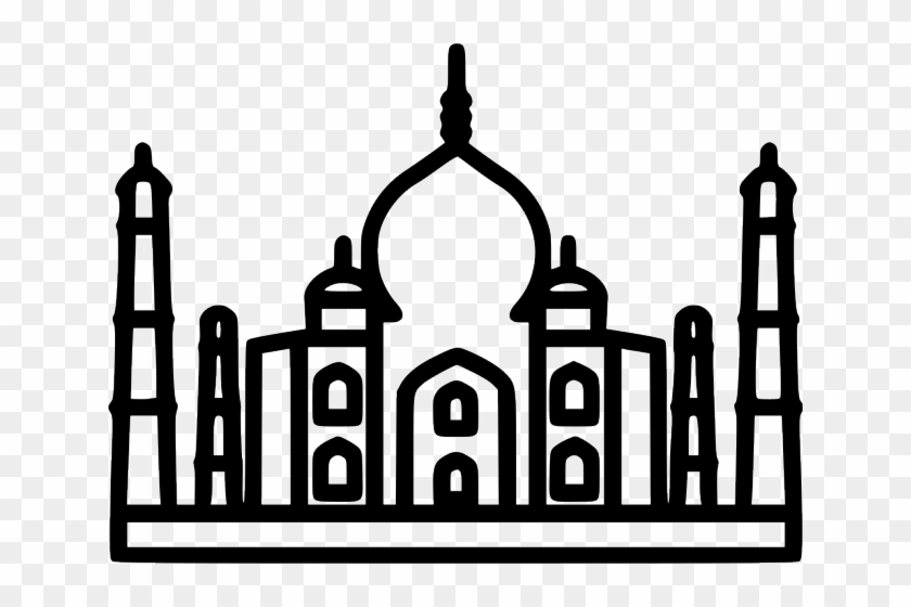 Taj Mahal Clipart Logo - Png Download