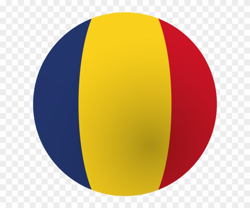 Romania Flag Icon - Circle Clipart