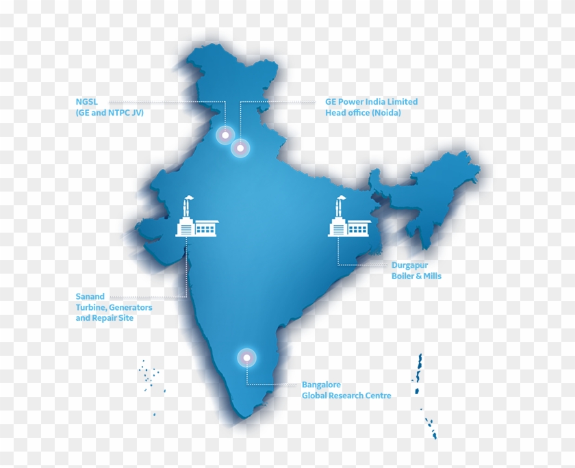 India Map - Map Clipart
