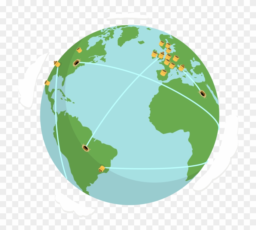 Experience An Open & Global Internet - World Map Clipart