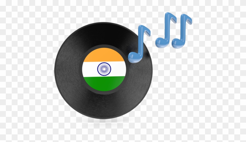 Indian Flag With Music Clipart #2117194