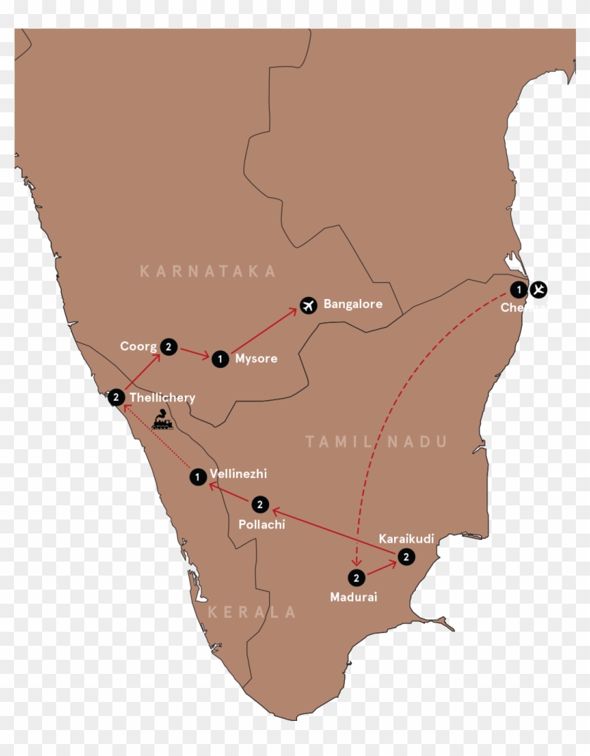 Chennai - Map Clipart #2117295