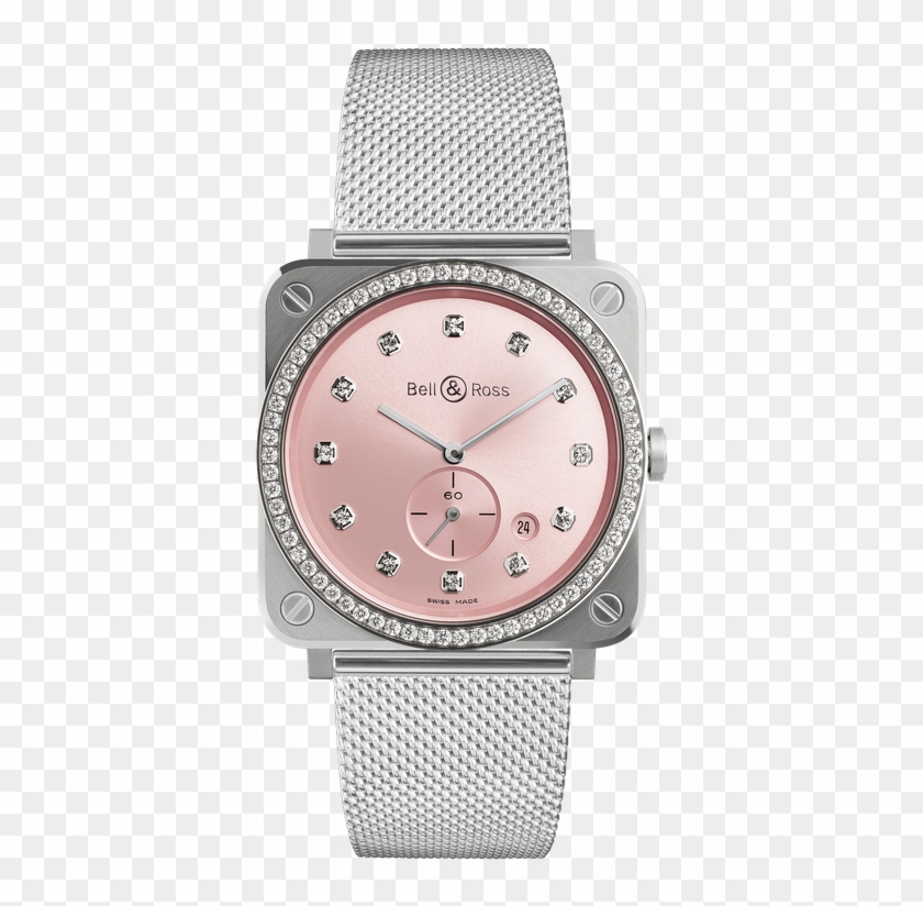 Bell & Ross Br S Novarosa Watch - Bell & Ross Ladies Clipart