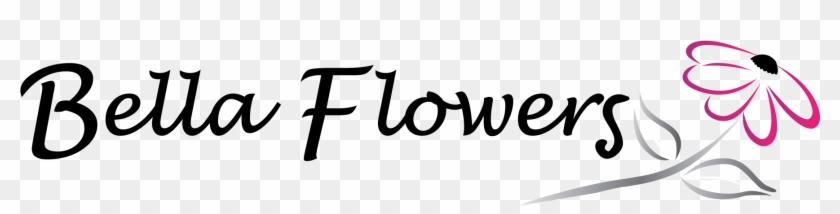 Bella Flowers Logo-01 - Calligraphy Clipart