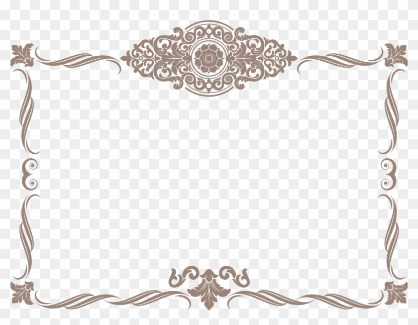 Academic Certificate Vintage Border Material - Certificate Of Appreciation In Catering Clipart