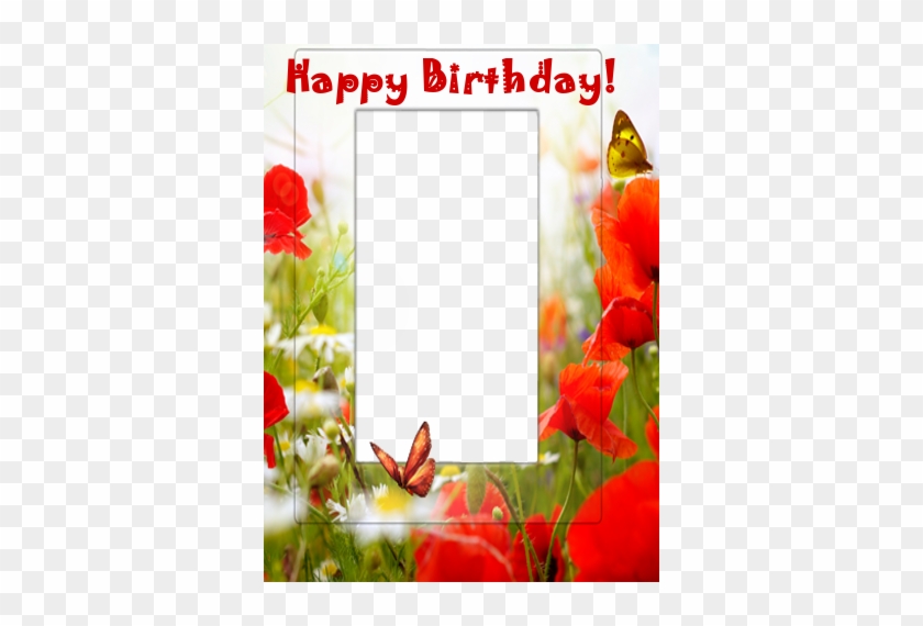 Birthday Frame Photo Editor Free - Happy Birthday Photo Frame Effect Clipart #2117939