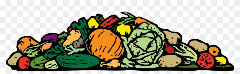 Vegetable Food Computer Icons Cabbage Fruit - Pile Of Vegetables Clipart #2118029