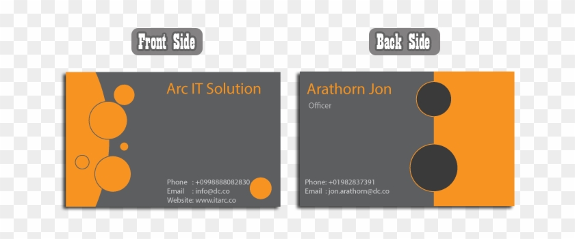 It Solution Company Business Card - Circle Clipart #2118178