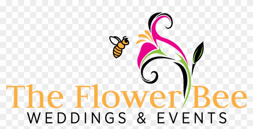 The Flower Bee Weddings And Events - Flower Bee Logo Clipart #2118347