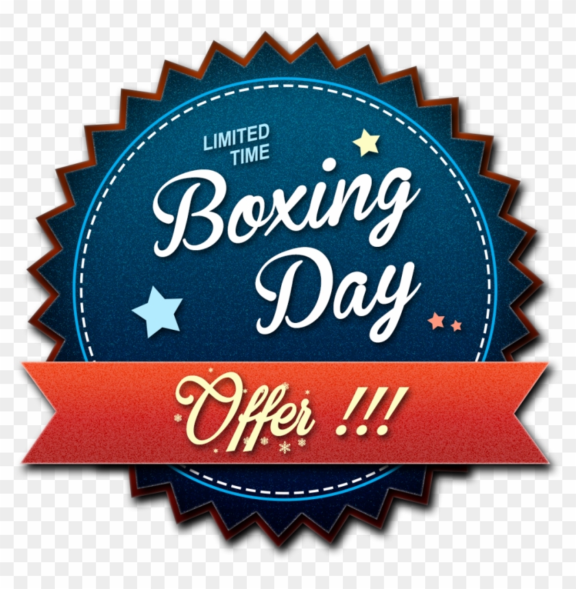Free Boxing Day Png Image - Label Clipart #2118350