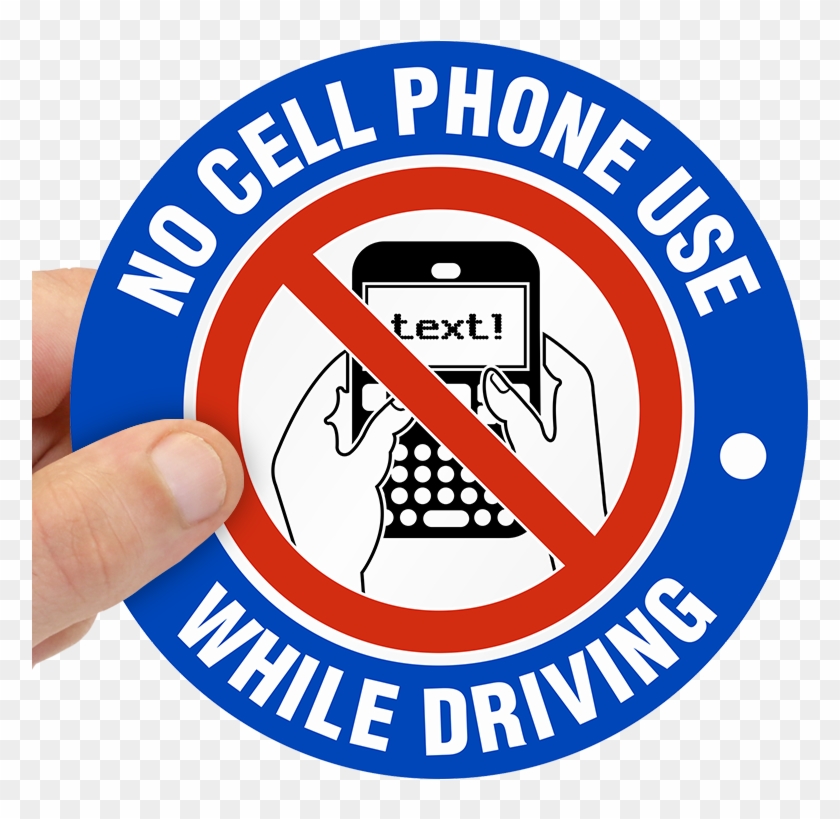 No Cellphone Use Label - Emblem Clipart #2118665