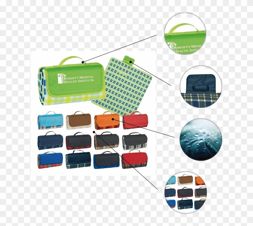 Convenient Handle Hook & Loop Closure Water-resistant - Blanket Clipart #2118758