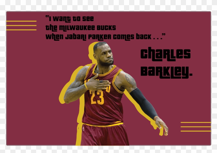 Charles Barkley Thinks Healthy Bucks Could Be The Team - Poster Clipart #2118794