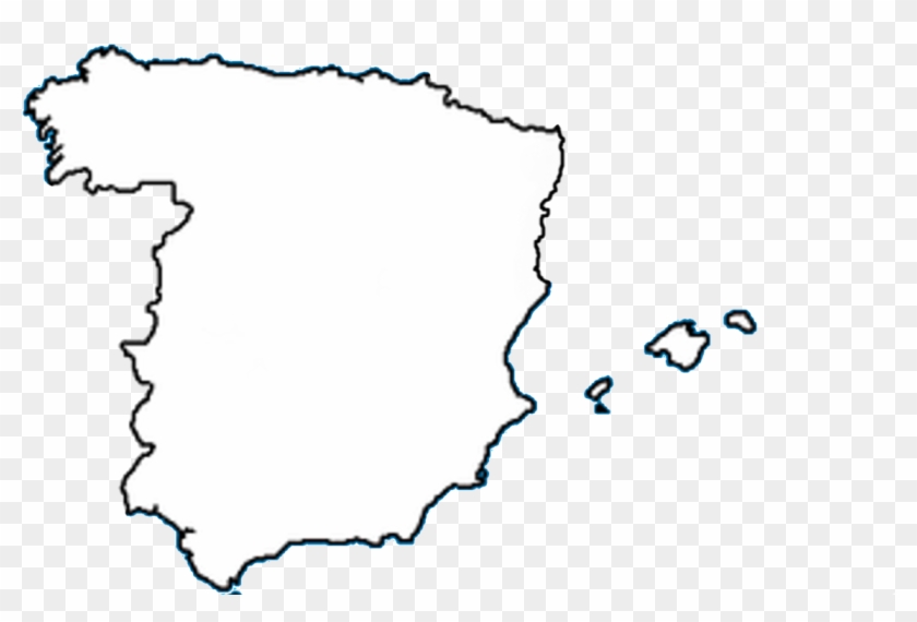 Blank Map Of Spain - Spain Map Without Catalonia Clipart #2119015