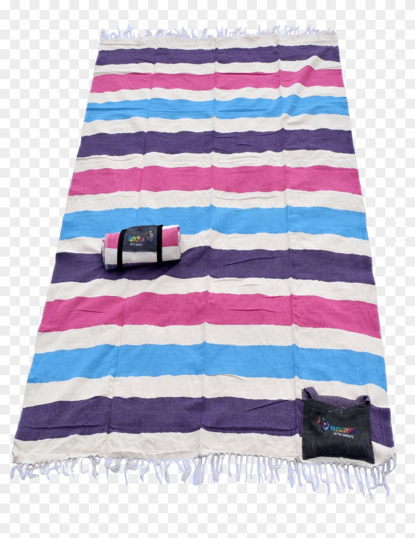 Picnic Beach Blanket - Woven Fabric Clipart #2119047