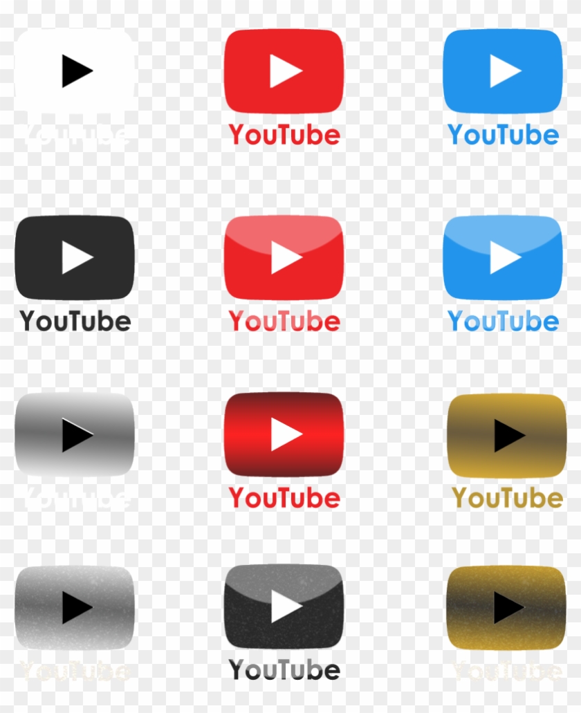 Youtube Logos - Youtube Icon Png 2019 Clipart #2119228