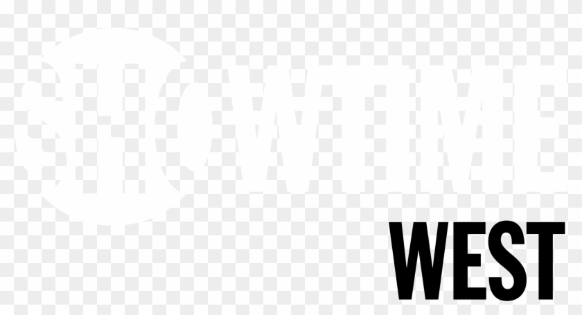 Showtime West Logo Black And White - Sign Clipart