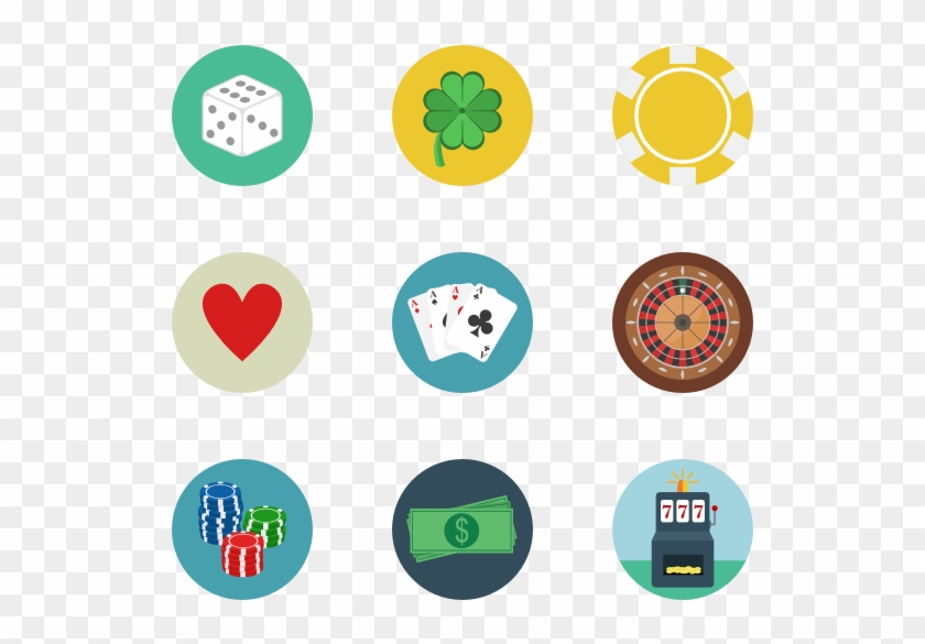 Gambling - Retro Icons Png Clipart
