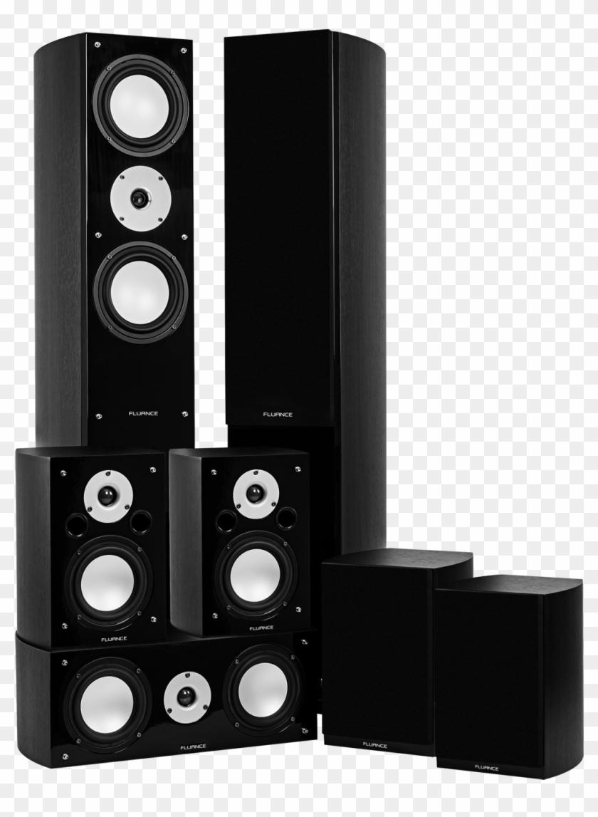 Reference Series Surround Sound Home Theater - Home Speaker System Clipart