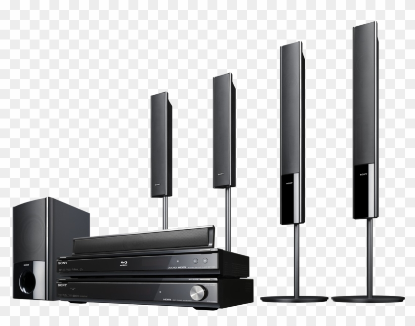 Home Theater System Png Transparent Picture - Sony Home Theatre 5.1 Tower Speakers Clipart