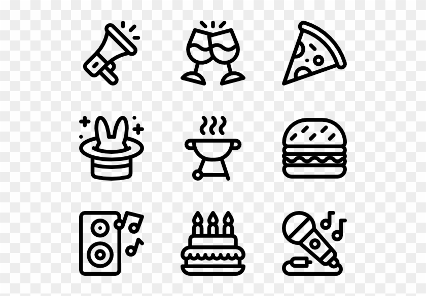 Event Agency - Surf Icons Clipart #2120158