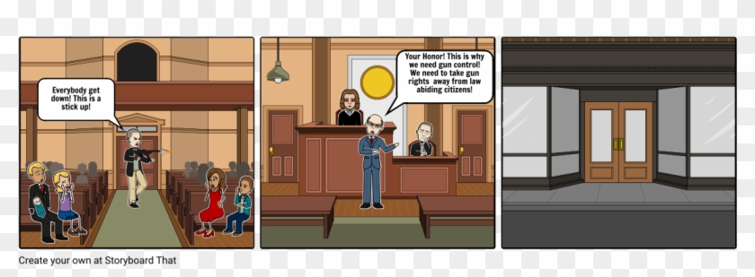 Shoot Up A Theater - Chapter 12 Tkam Storyboard Clipart