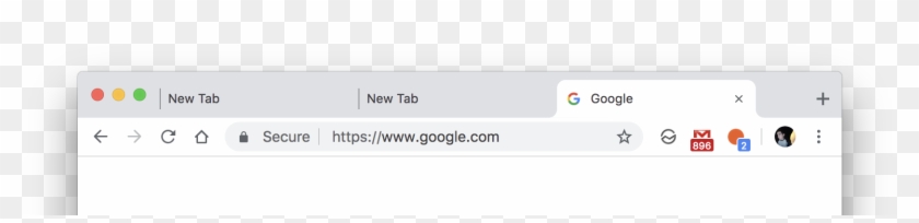 Google Has Also Expanded The Size Of The Address Bar - New Google Look 2018 Clipart #2120371