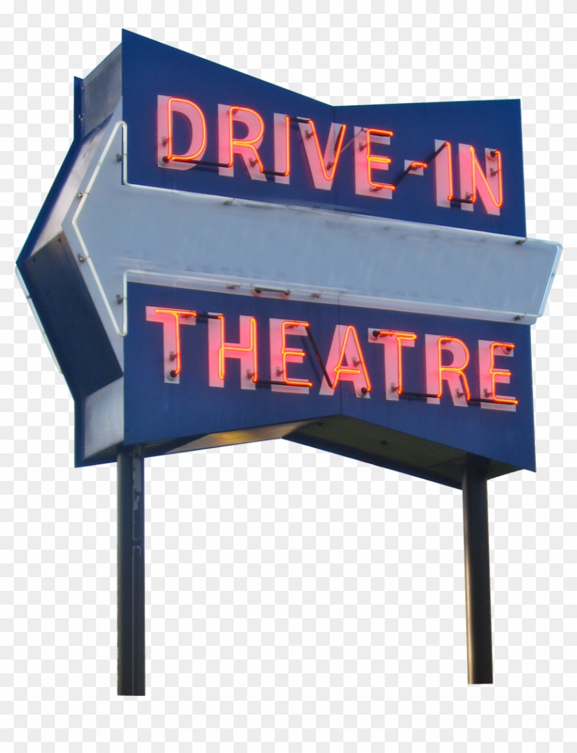 Neon Sign Clipart Theater - Sign - Png Download
