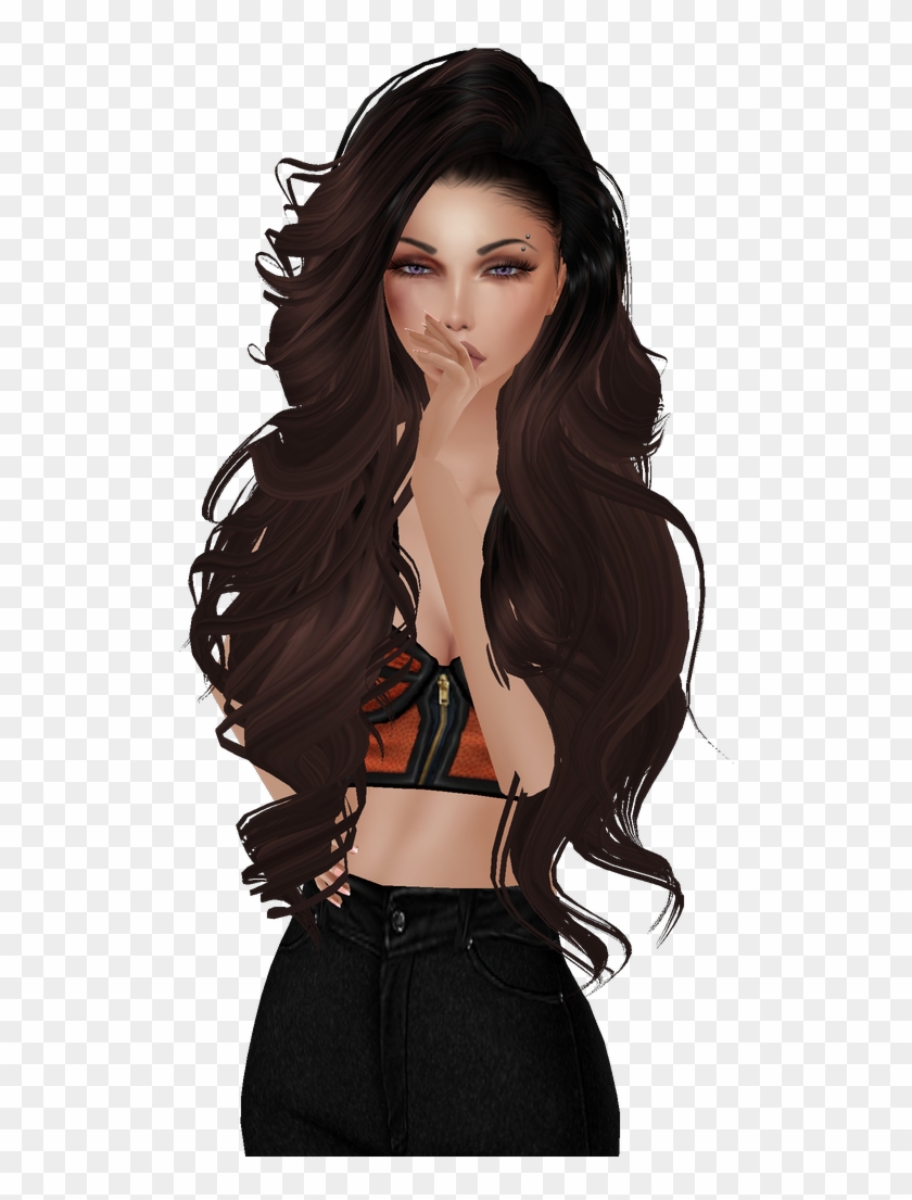 Cr Kineve Imvu Onfleek Ootd Single Lady Smokinhot Imvu - Girl Clipart