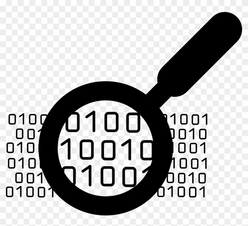 Png File Svg - Data Magnifying Glass Icon Clipart