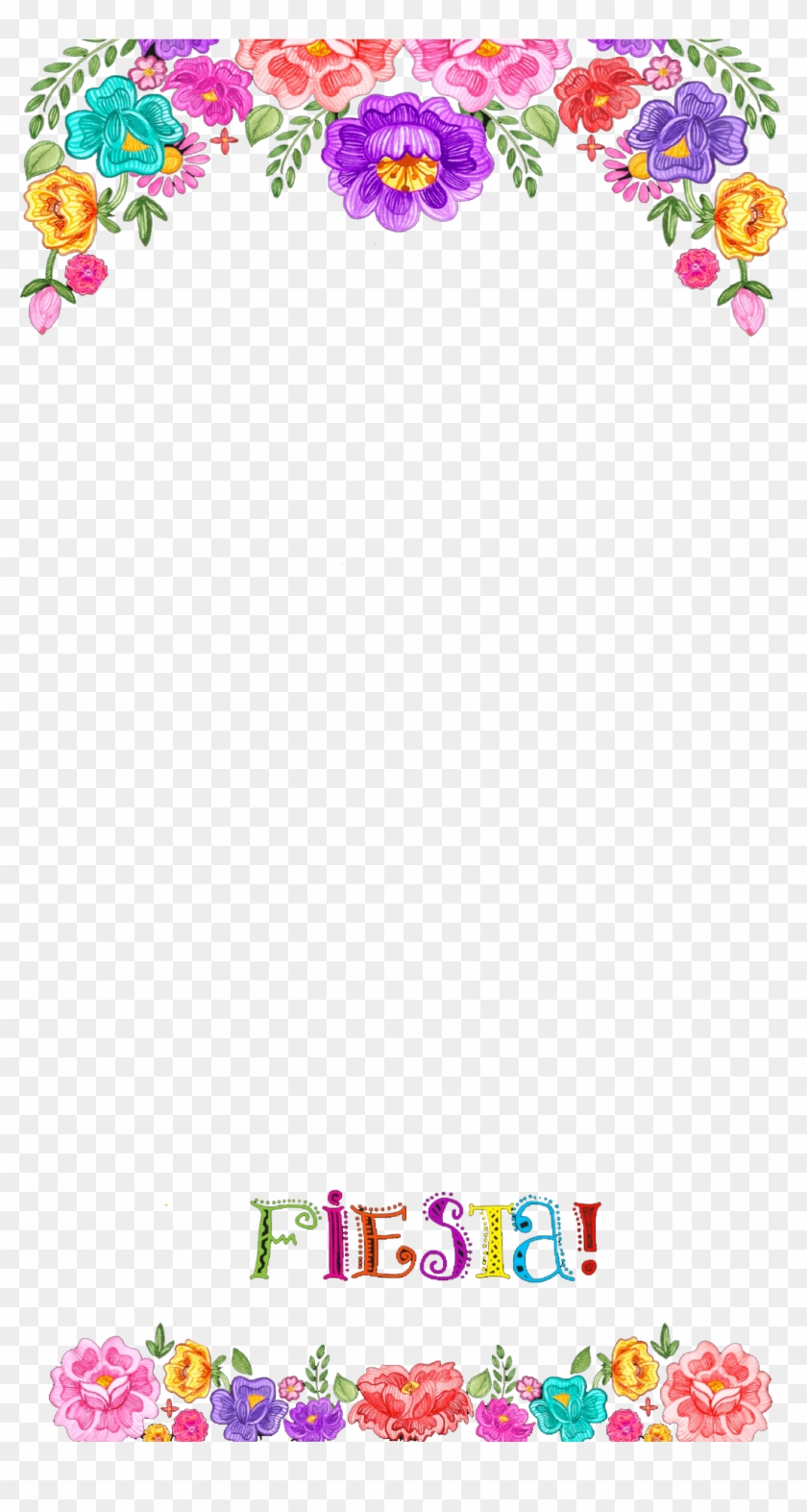 It's A Fiesta - Mexican Theme Snapchat Filter Clipart