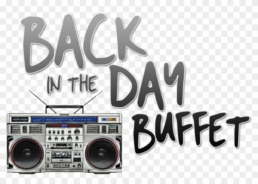 Back In The Day Buffet Clipart