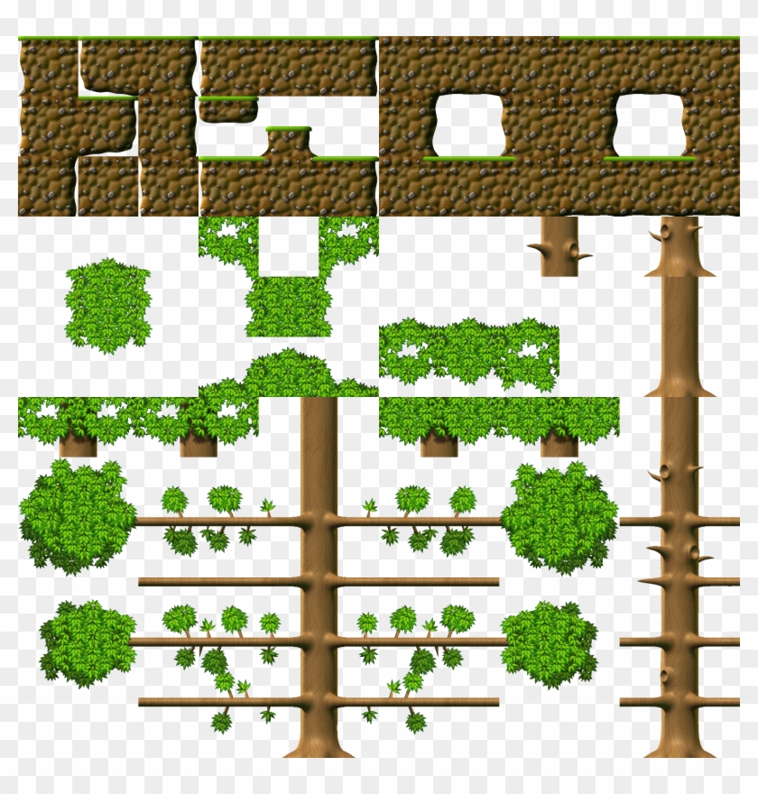 Tiles - Platformer Tileset Construct 2 Clipart