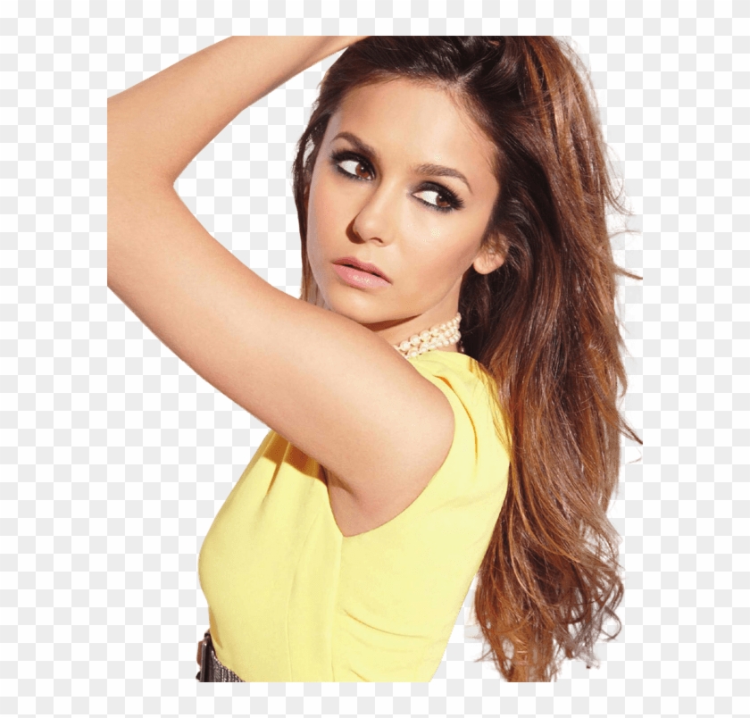 Movies - Nina Dobrev Black And White Clipart