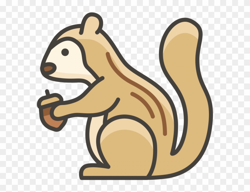 Chipmunk Emoji Icon Clipart