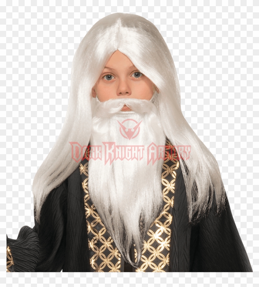 Child Wizard Moustache And Beard , Png Download Clipart