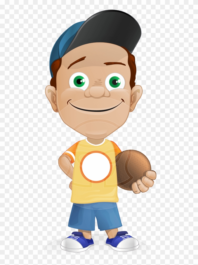 Benjamin Cap - Cartoon Characters Playing Sports Clipart