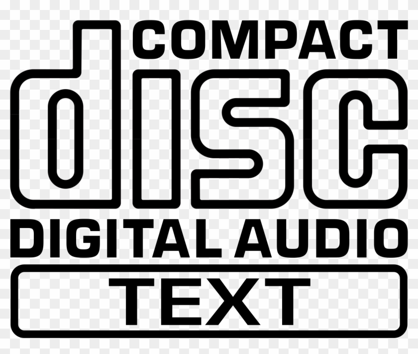 Compact Disc Text Logo Clipart #2123137