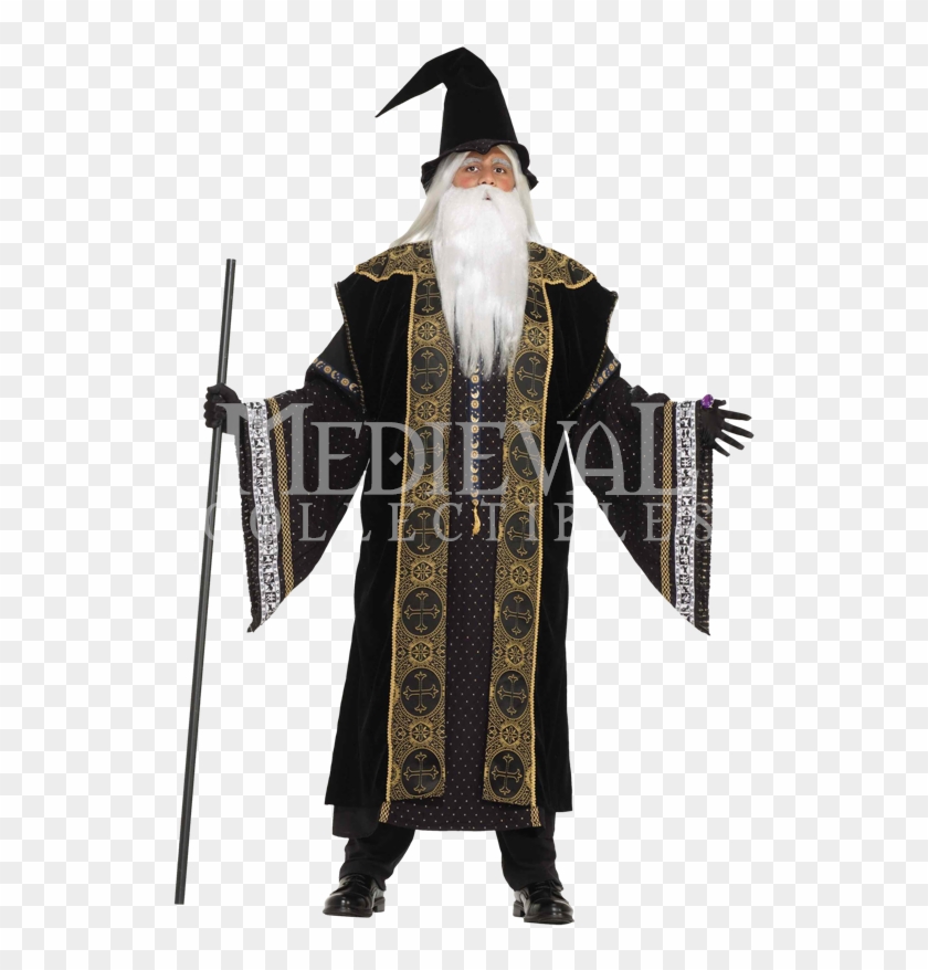 Men's Wizard Costume - ハロウィン 仮装 魔法使い 男 Clipart #2123255