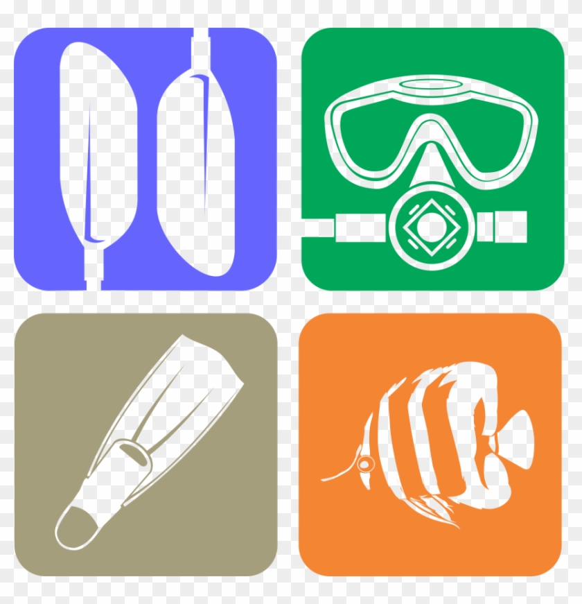 Diving Logo - Diving Equipment Icon Png Clipart #2123940