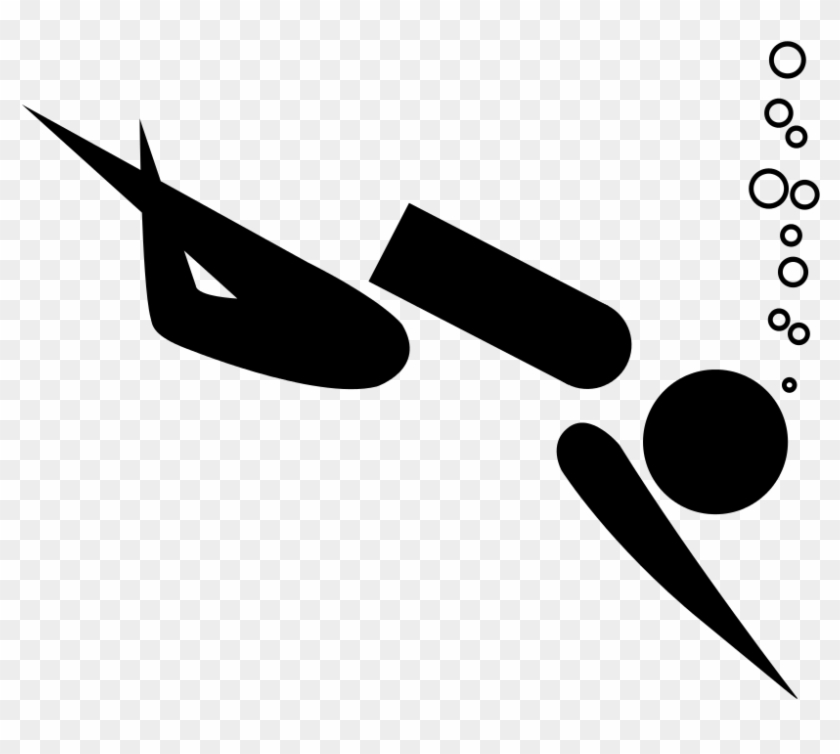 Scuba Diving Pictogram - Diving Pictogram Clipart #2123973