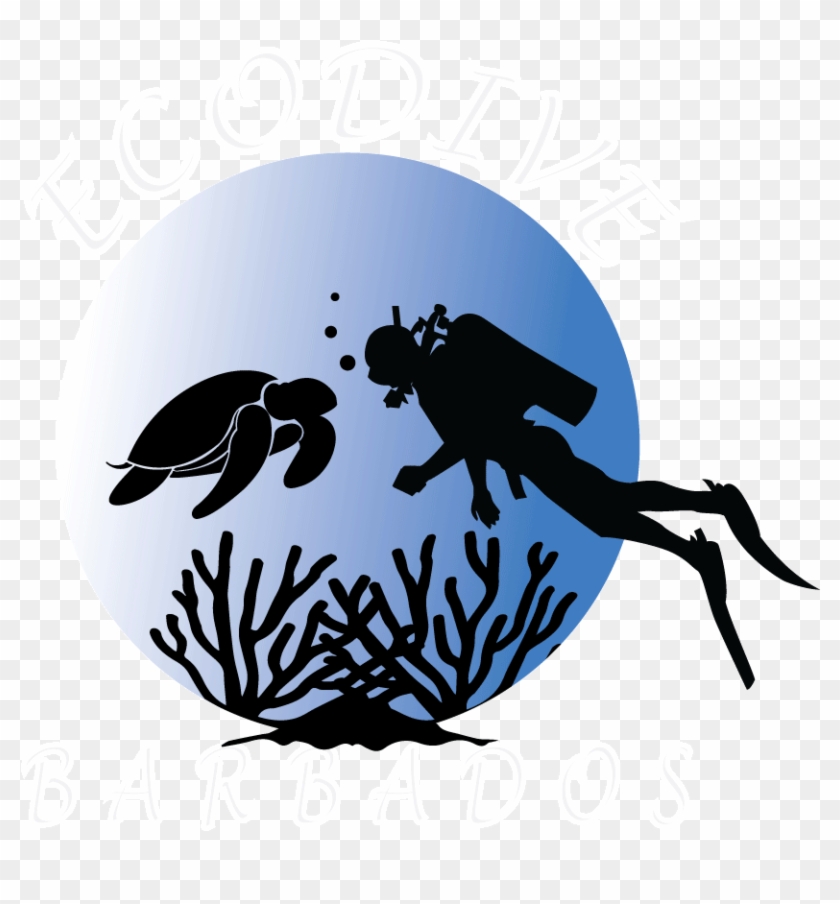 Home - Scuba Silhouette Turtle Clipart
