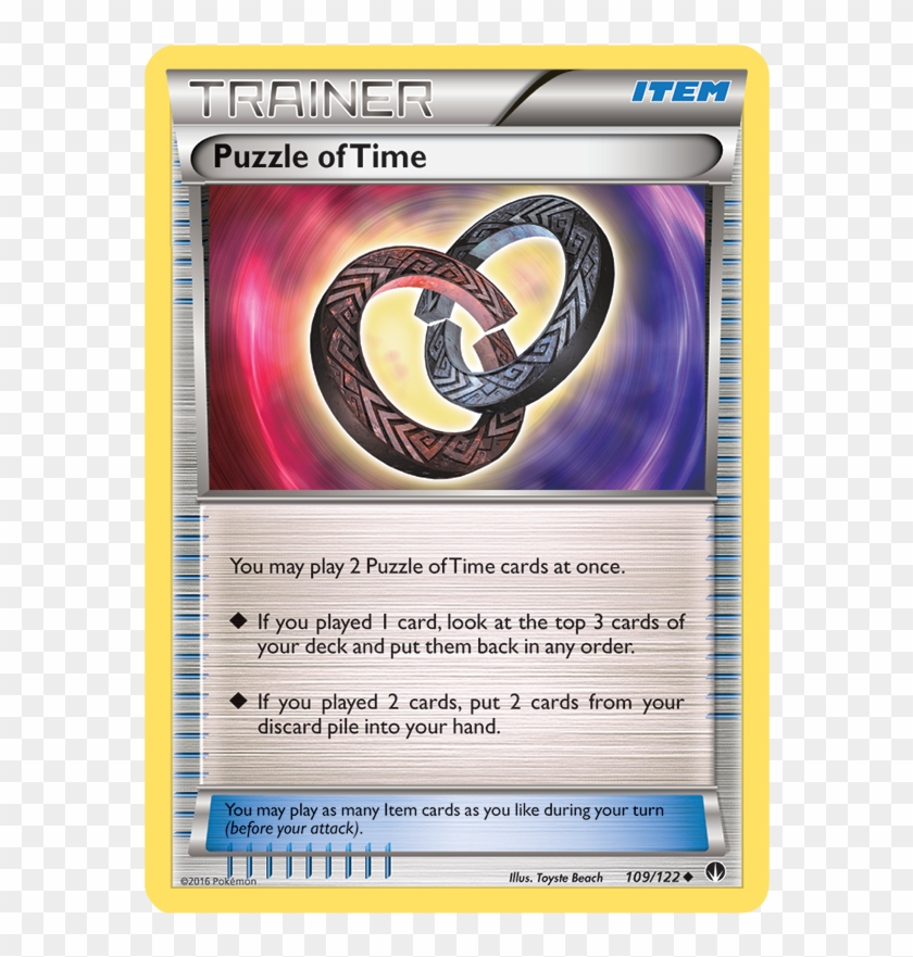 You May Play 2 Puzzle Of Time Cards At Once - Potion Pokemon Tcg Clipart