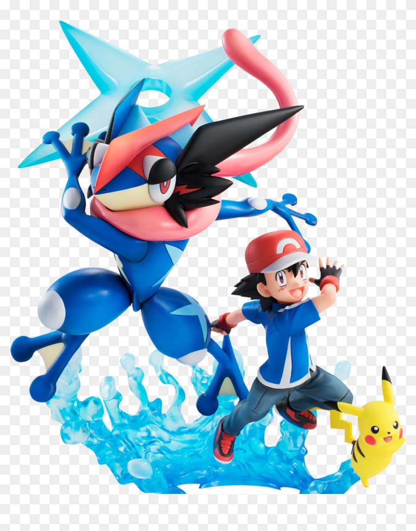 Ash, Pikachu And Ash-greninja G Clipart #2124183