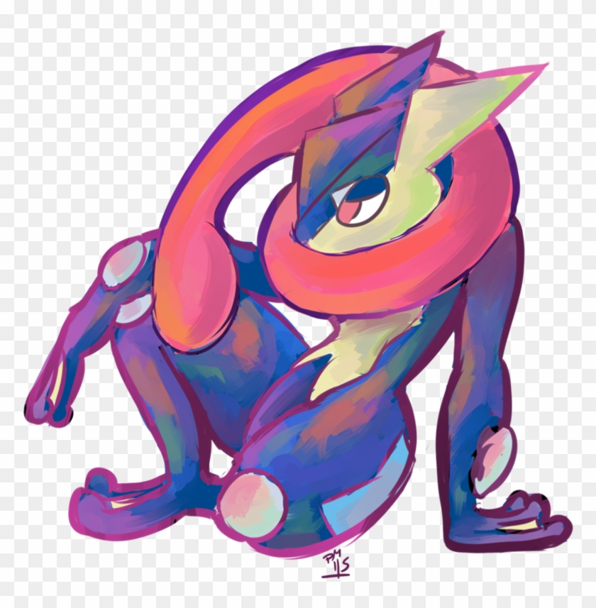Greninja By Herbalmoontea Clipart #2124451