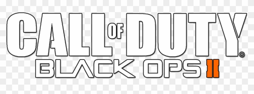 Call Of Duty Black Ops 2 Logo Outline Clipart #2124639