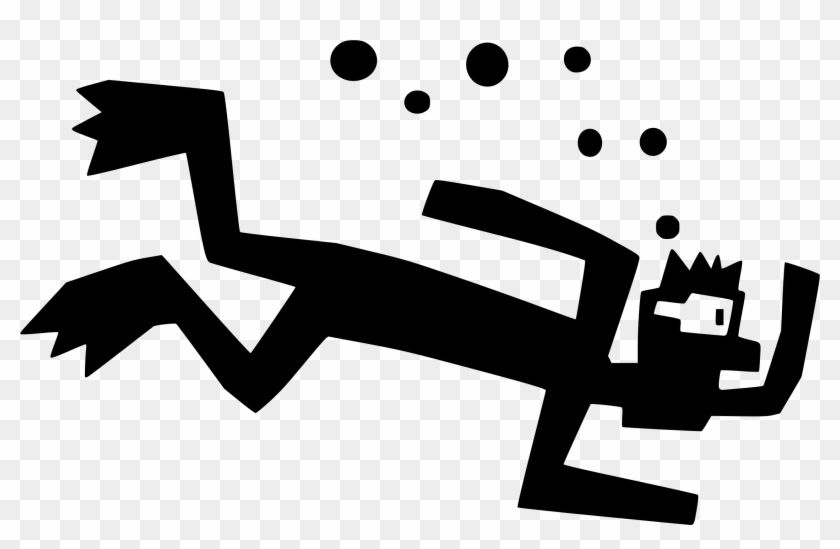 Free Clipart Of A Scuba Diver - Commercial Diver Helmet T Shirt Logo - Png Download #2124723