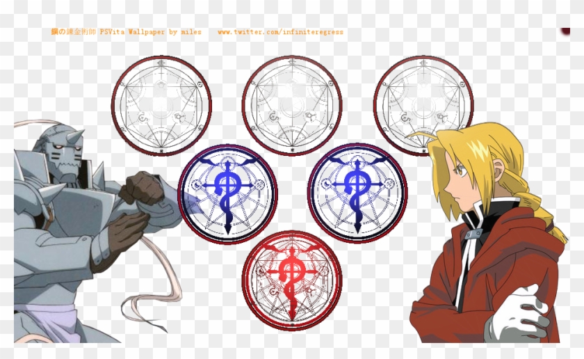 Fullmetal Alchemist 'dynamic' Wallpaper Ps Vita Wallpaper - Full Metal Alchemist Png Clipart
