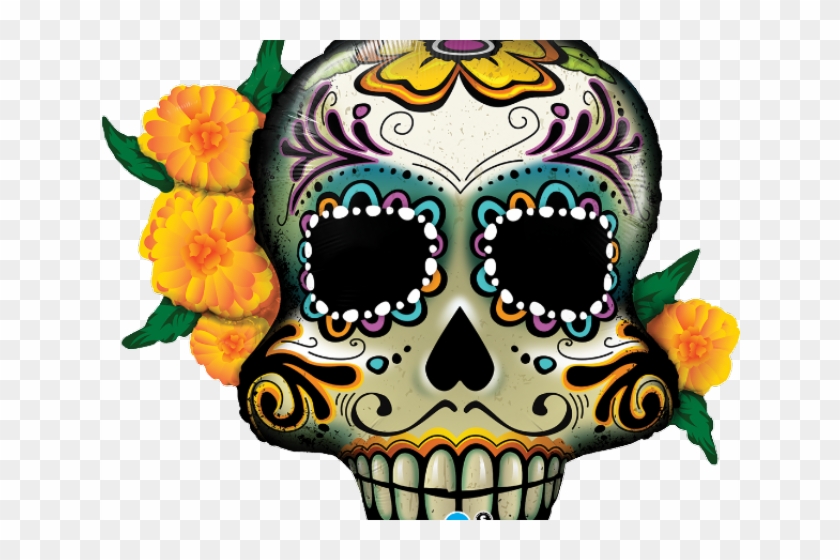 Day Of The Dead And Halloween Clipart - Png Download #2125227