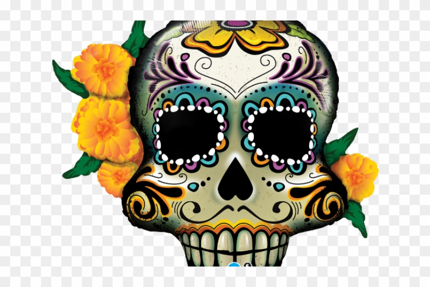 Day Of The Dead And Halloween Clipart - Png Download